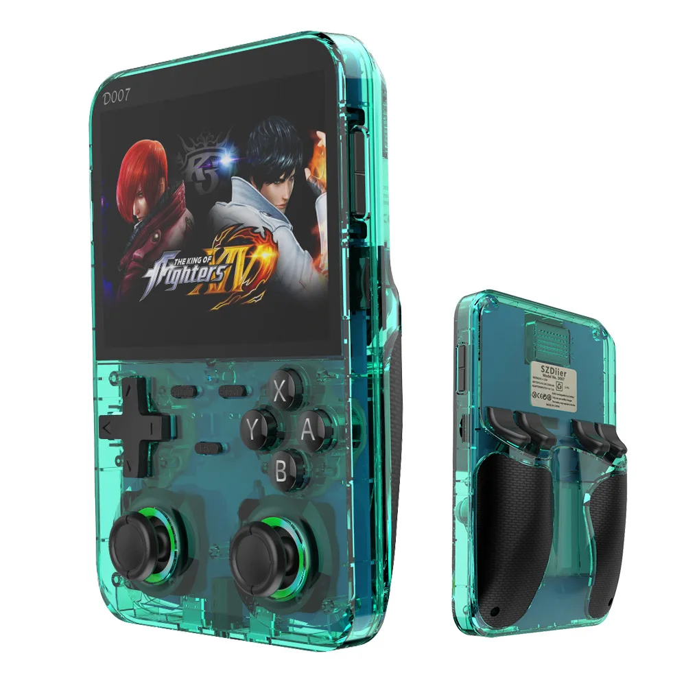Gaming Console In - D007 ポータブルビデオゲームコンソール 3.5 インチ IPS スクリーンハンドヘルドゲームプレーヤーオープンソースシステム