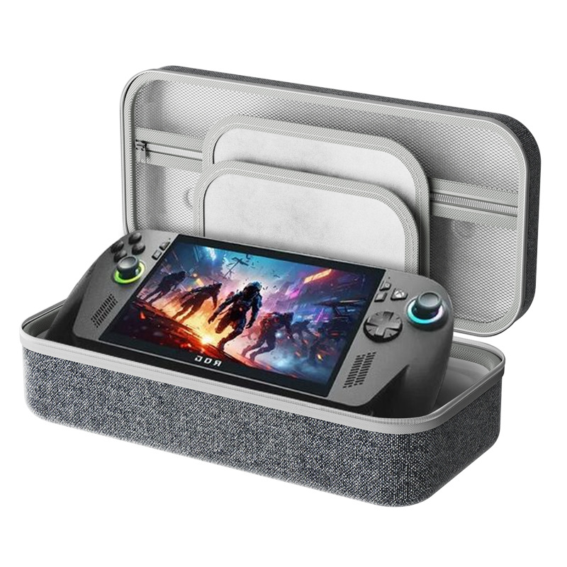 Gaming Console Rog Ally - ROG Xbox Ally X Compact用、持ち運び可能なゲーム機収納ケース。EVA素材を使用し、ゲーム機を保護する圧力吸収機能付き。