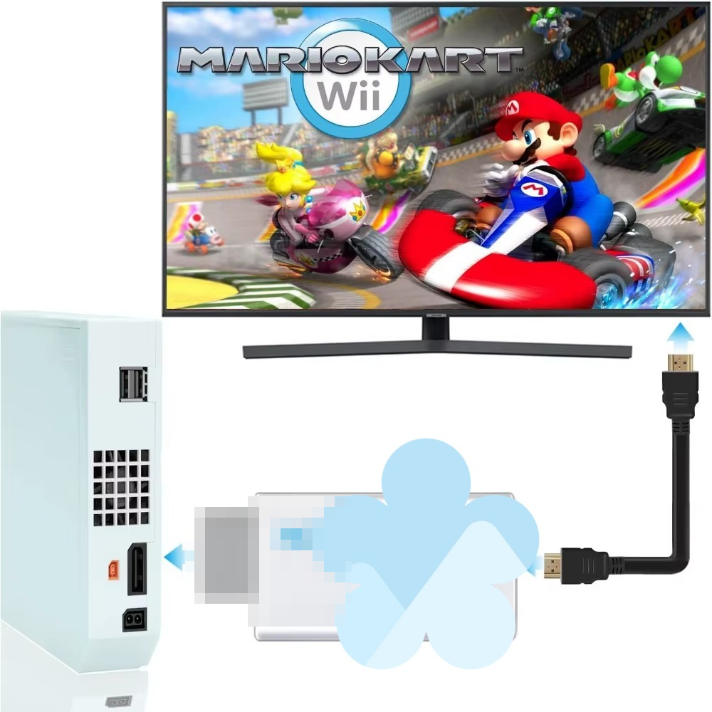 1080P対応、HDMI変換アダプターケーブル。3.5mmオ - Gaming Console Tv のレビューと価格
