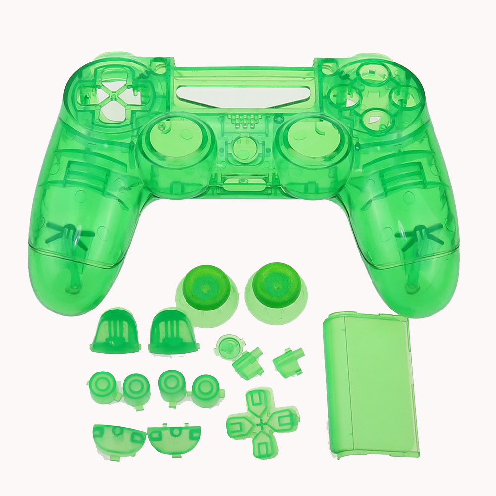 Jcd s4コントローラー,クリアハウジング,シェル,ボタン - Gaming Console Tv のレビューと価格