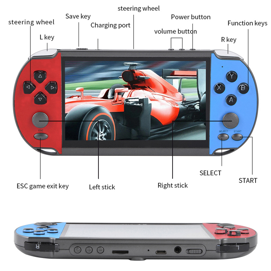 子供のためのレトロなポータブルビデオゲームコンソール,ゲーム - Gaming Console In のレビューと価格