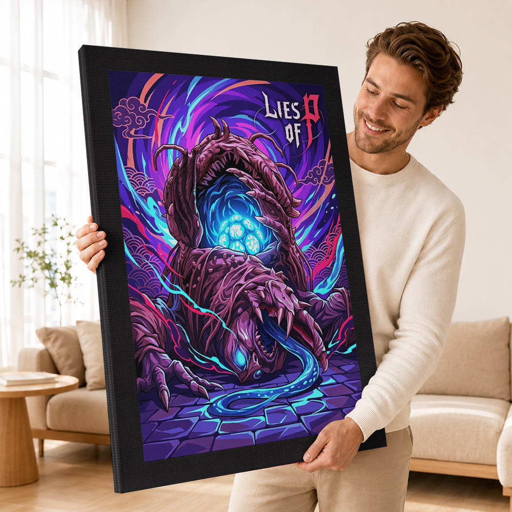 「Lies Of P」のモンスターのポートレートを描いた、フ - Gaming Console In のレビューと価格