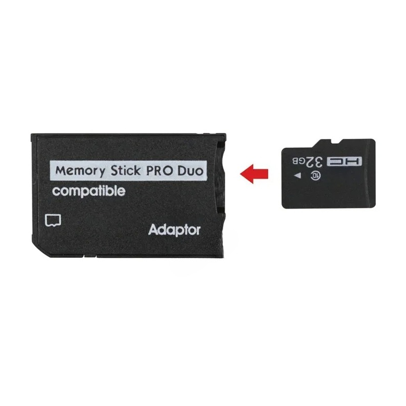 SDカードコンバーター用MSメモリースティックプロデュオアダ - Gaming Console Latest のレビューと価格